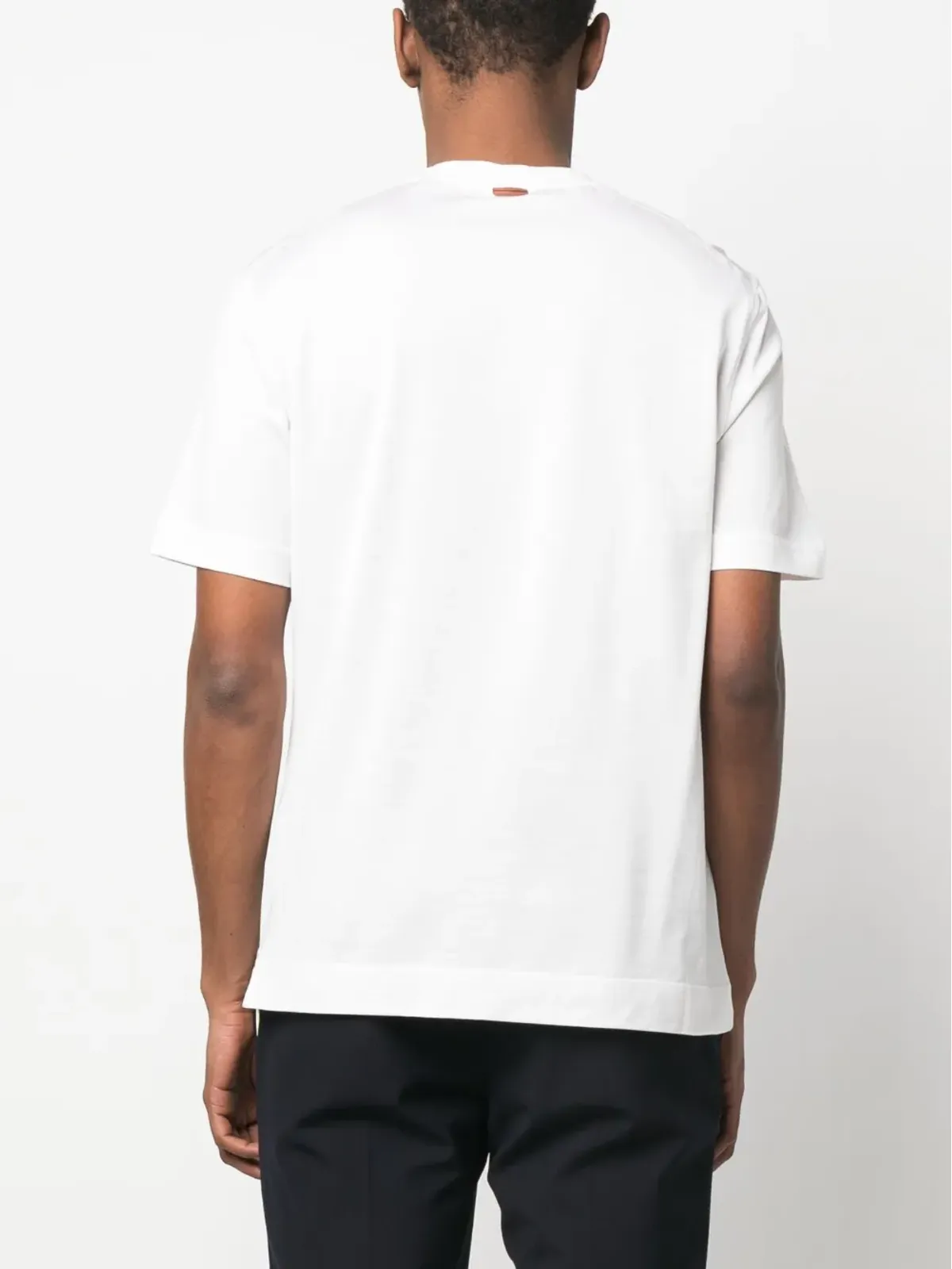 Zegna 後ろパッチTシャツ（ホワイト） - 画像4