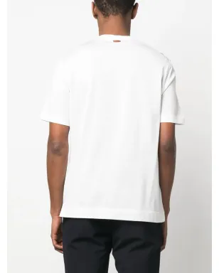 Zegna 後ろパッチTシャツ（ホワイト） - サムネイル4