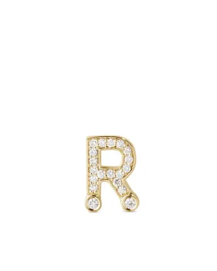 Sophie Bille Brahe 18K イエローゴールド ペティットR ダイヤモンドスタッドピアス - サムネイル1