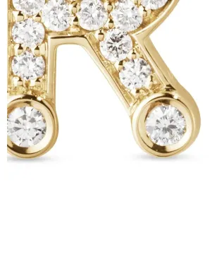 Sophie Bille Brahe 18K イエローゴールド ペティットR ダイヤモンドスタッドピアス - サムネイル2