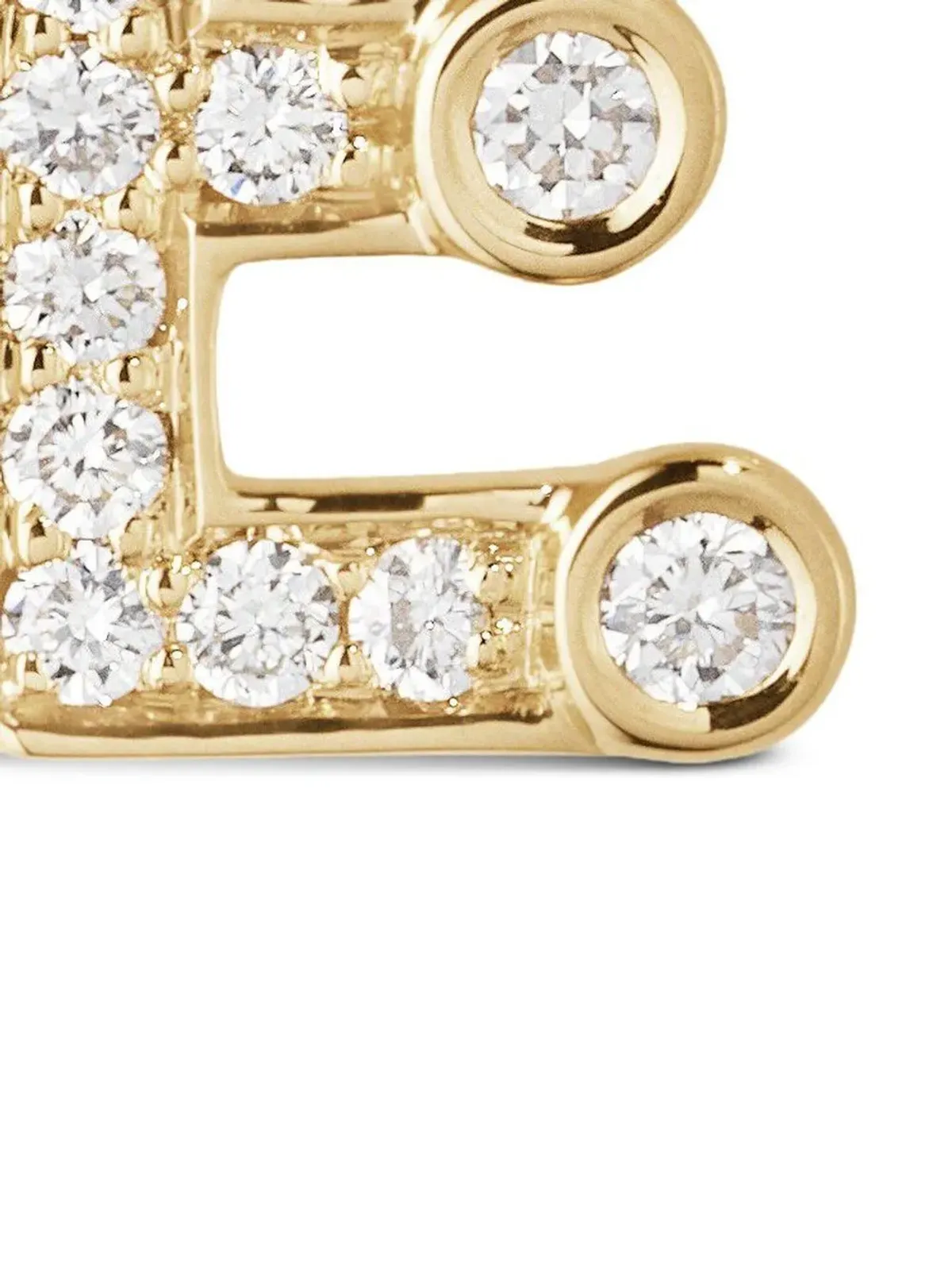 Sophie Bille Brahe 18K イエローゴールド Petite E スタッド ピアス - 画像2