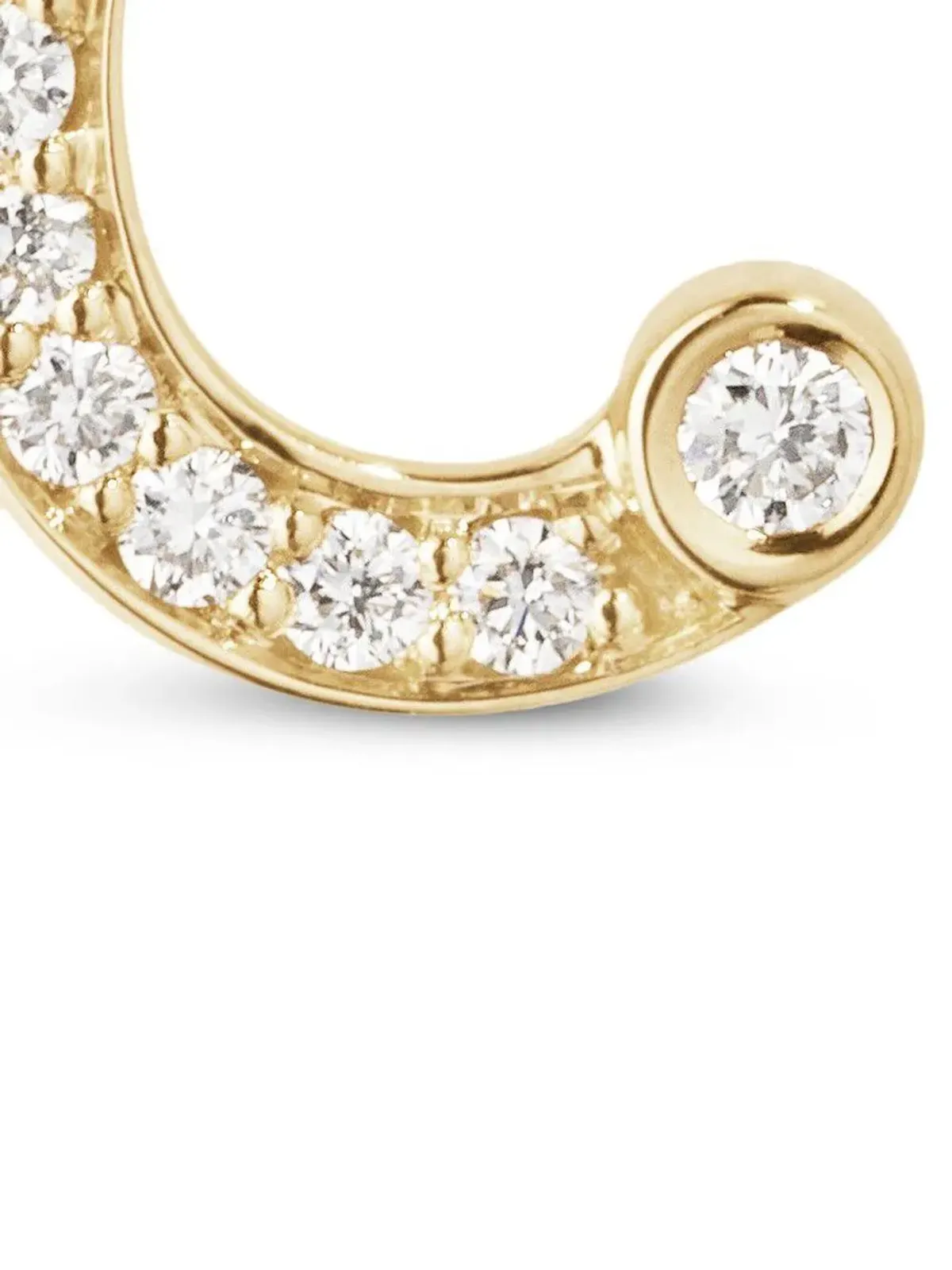 Sophie Bille Brahe 18kt イエローゴールド ペティC スタッドピアス - 画像2