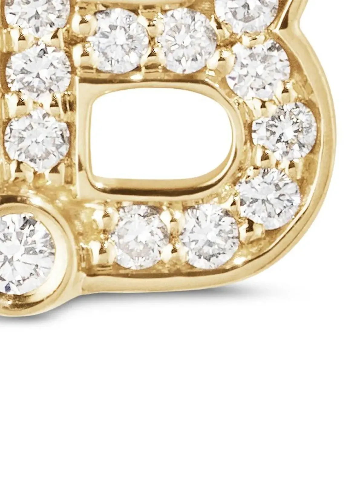 Sophie Bille Brahe 18kt イエローゴールド Petite B スタッド ピアス - 画像2