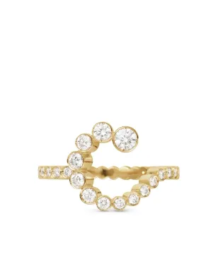 Sophie Bille Brahe 18kt yellow gold Ensemble Coeur C ring - サムネイル1