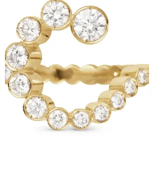Sophie Bille Brahe 18kt yellow gold Ensemble Coeur C ring - サムネイル2