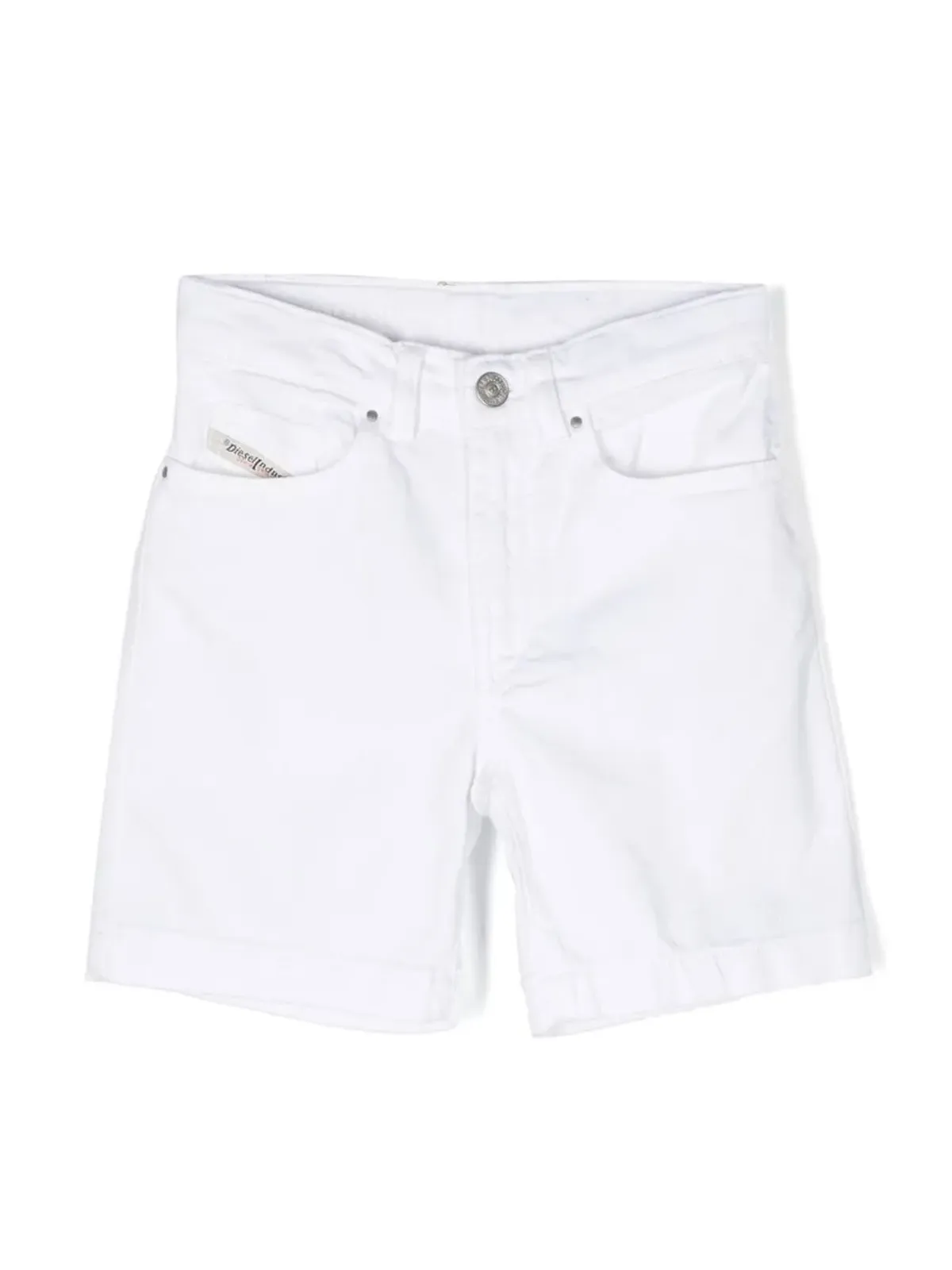 Diesel Kids クラシックデニムショーツ - White - 画像1