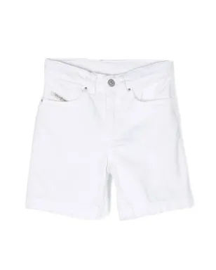 Diesel Kids クラシックデニムショーツ - White - サムネイル1