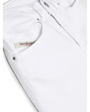 Diesel Kids クラシックデニムショーツ - White - サムネイル3