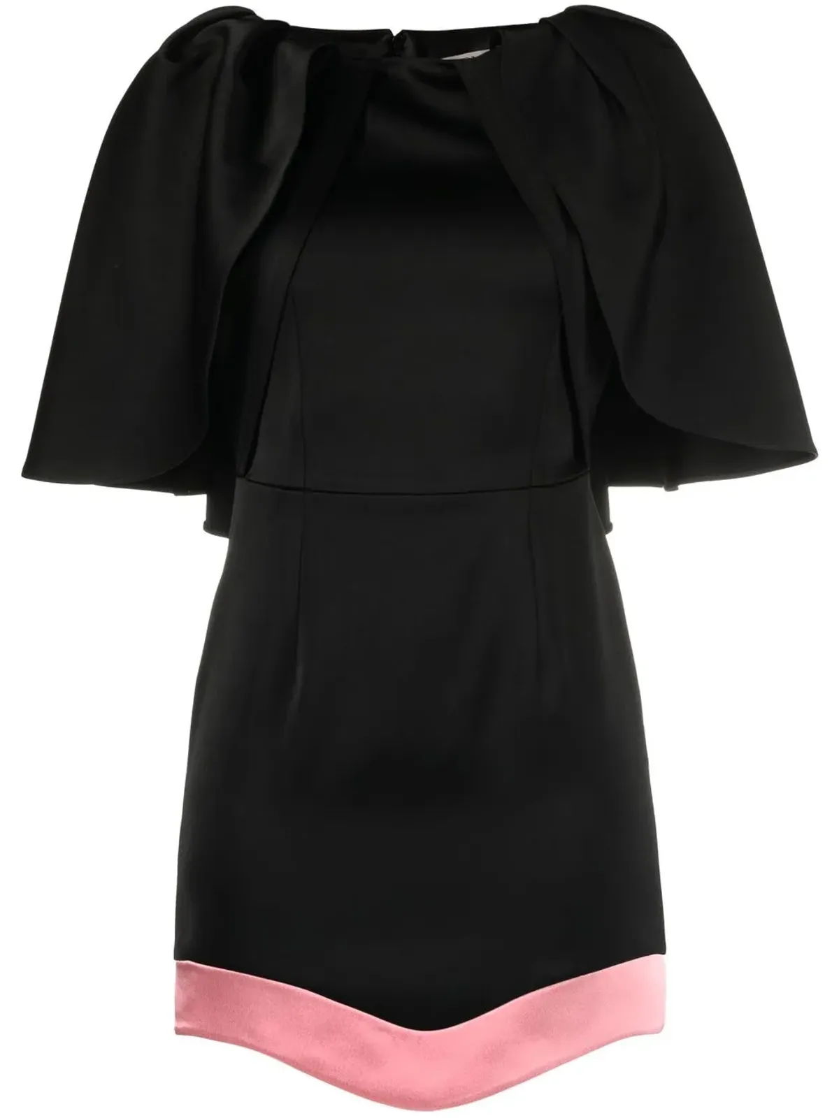 V:PM ATELIER Mara contrast-hem minidress - 画像1