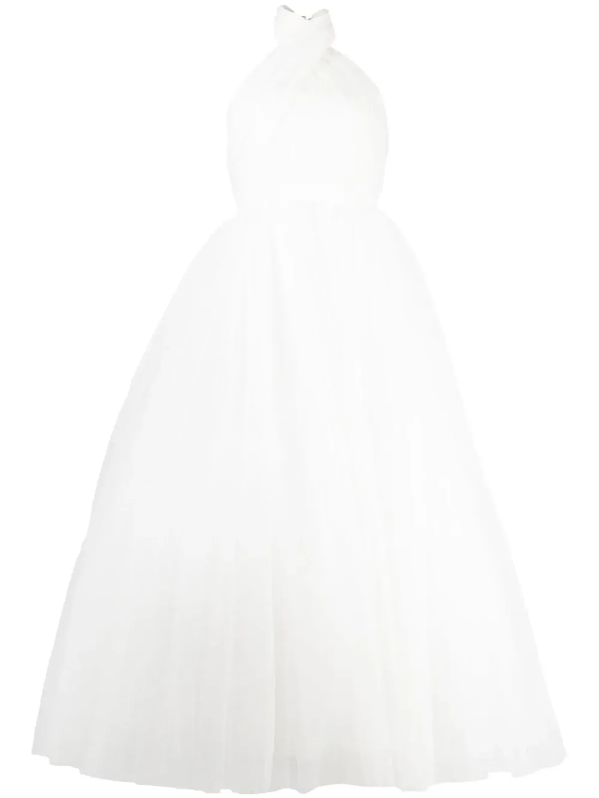 Giambattista Valli ホルターネック チュール ドレス - 画像1