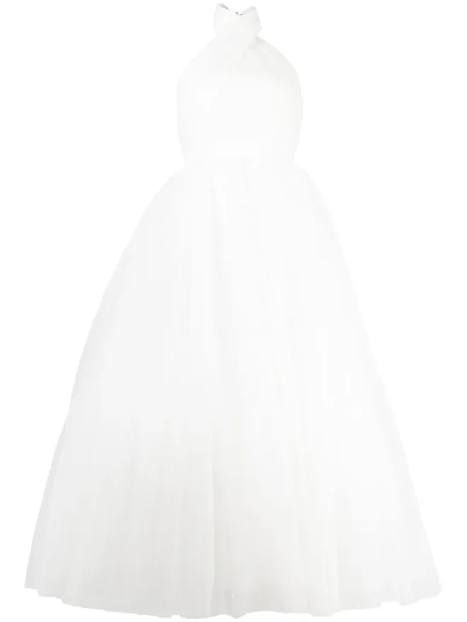 Giambattista Valli Giambattista Valli ホルターネック チュール ドレスの商品画像
