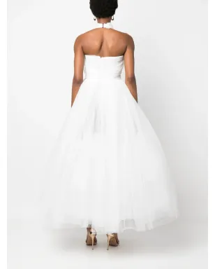 Giambattista Valli ホルターネック チュール ドレス - サムネイル4