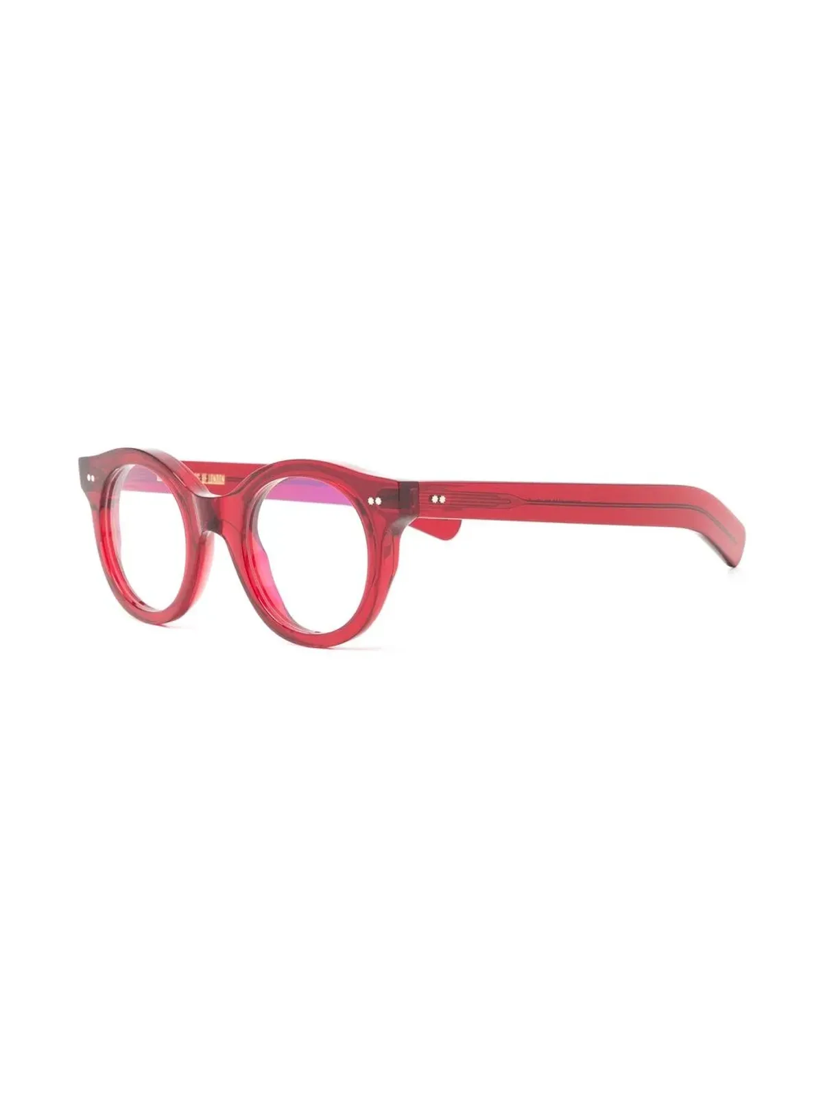 Cutler & Gross 1390 ラウンドグラス - レッド - 画像2