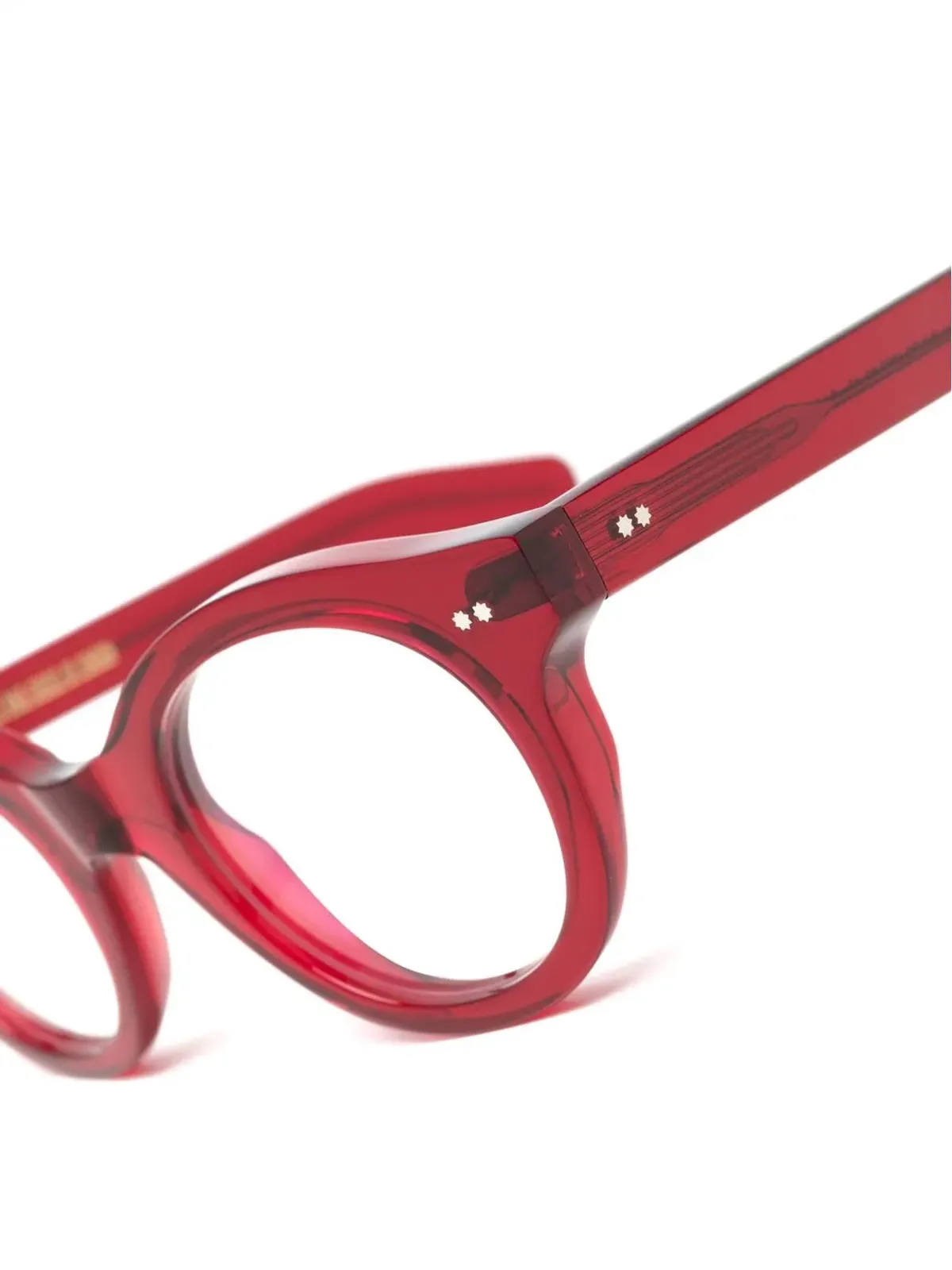 Cutler & Gross 1390 ラウンドグラス - レッド - 画像3