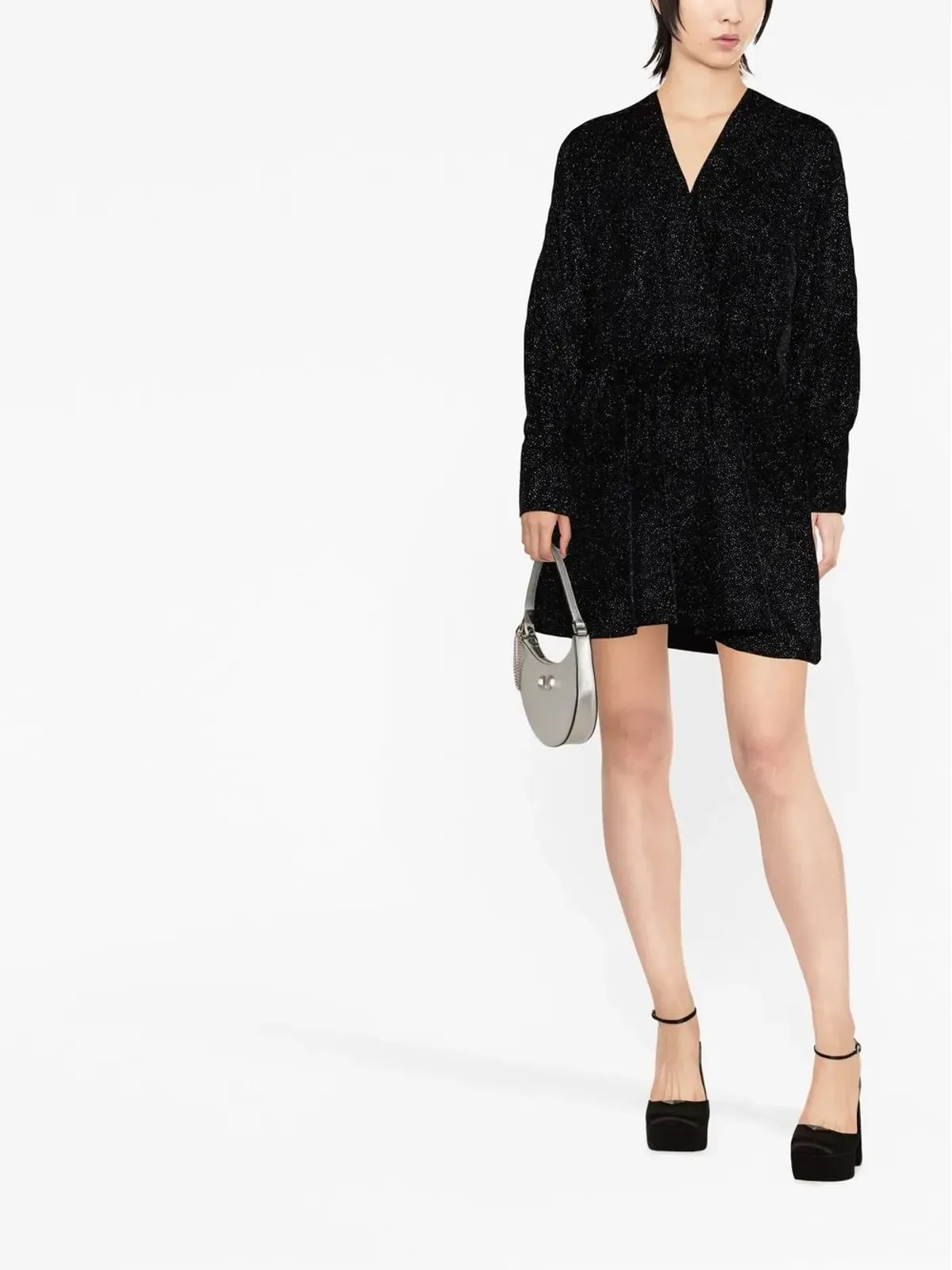 MARANT ÉTOILE Alexane 長袖ドレス - ブラック - 画像2