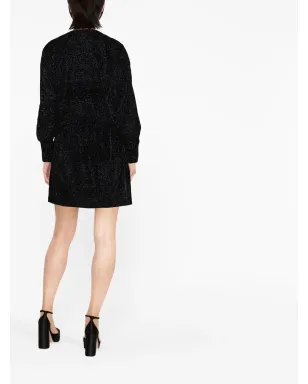 MARANT ÉTOILE Alexane 長袖ドレス - ブラック - サムネイル4