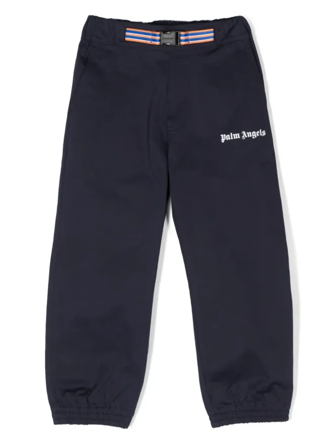 Palm Angels Kids Palm Angels Kids ロゴプリント ベルト付きトラウザーの商品画像