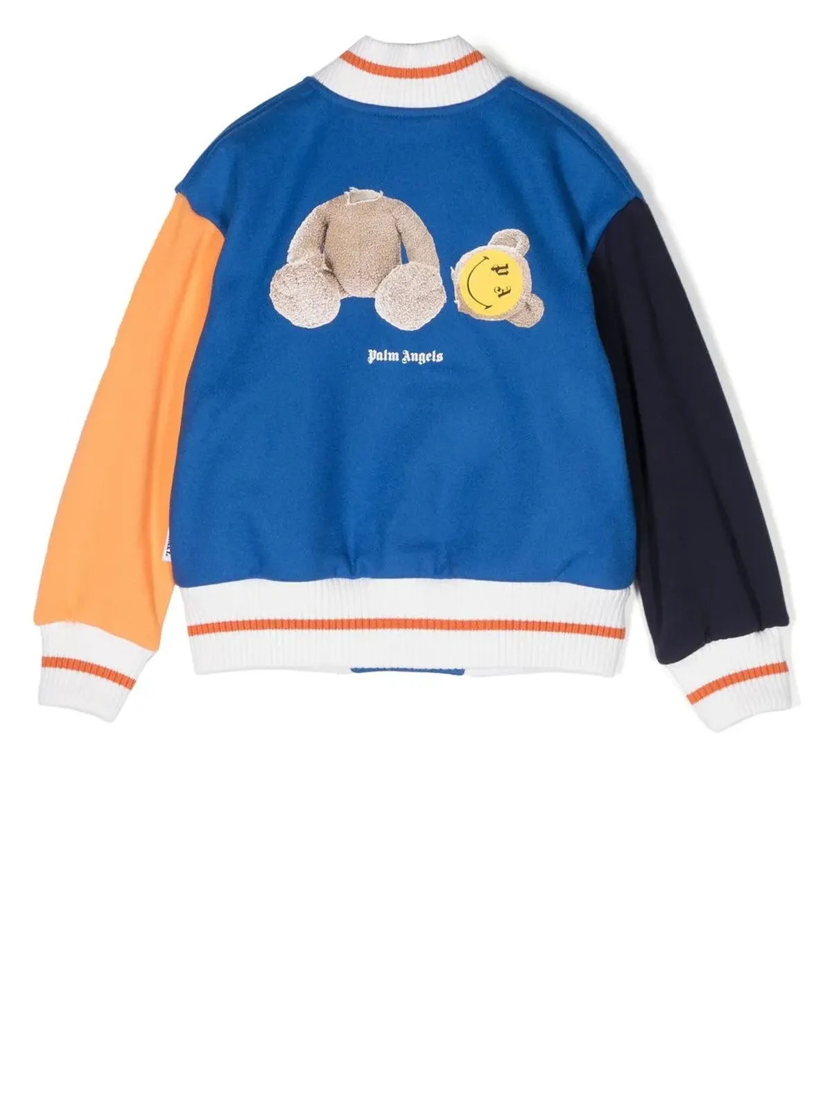 Palm Angels Kids スマイリー テディプリント ヴァーシティジャケット - 画像2