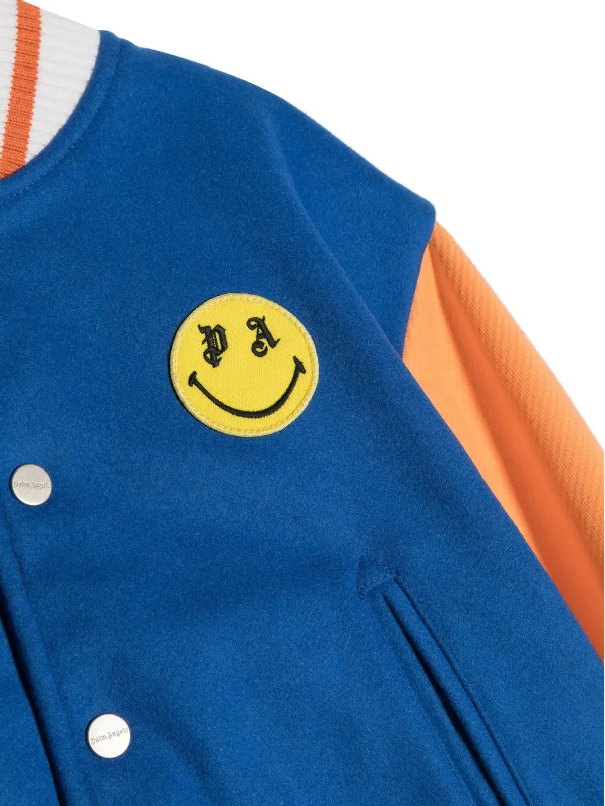 Palm Angels Kids スマイリー テディプリント ヴァーシティジャケット - 画像3