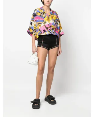 Palm Angels Miami グラフィックプリント ボウリングシャツ - ピンク - サムネイル2