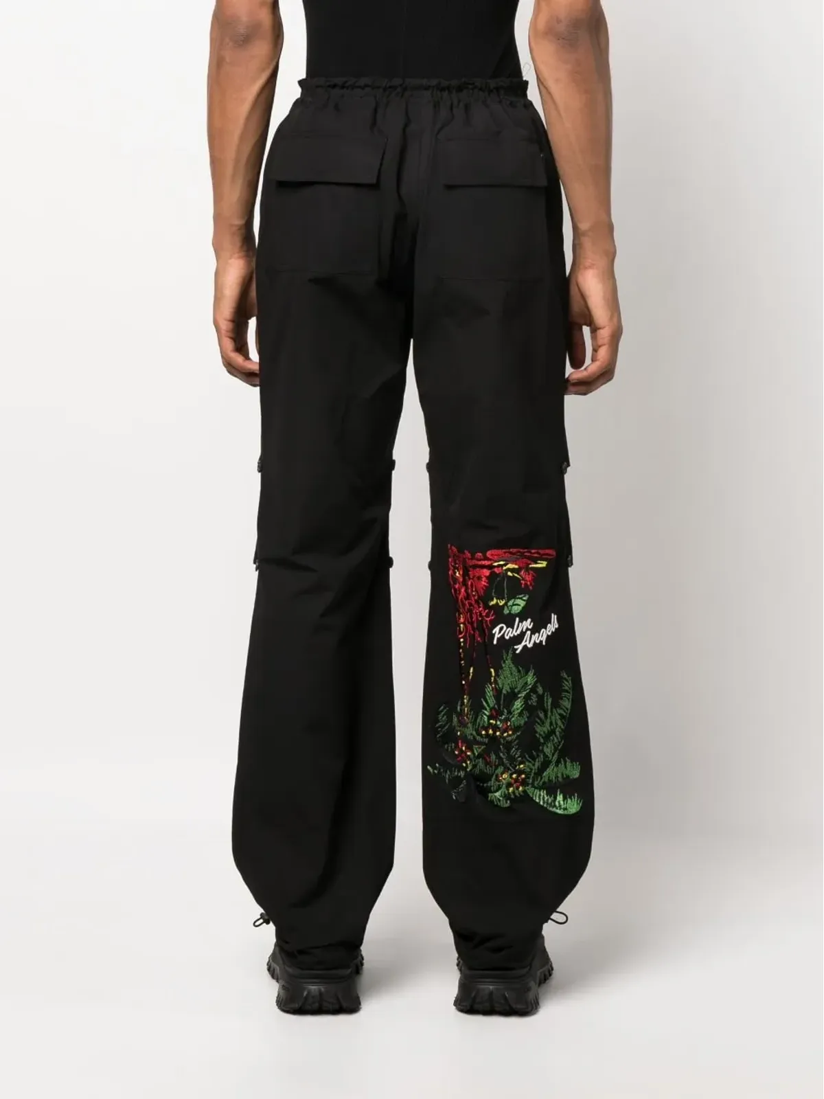 Palm Angels アップサイドダウンパーム カーゴパンツ - 画像4