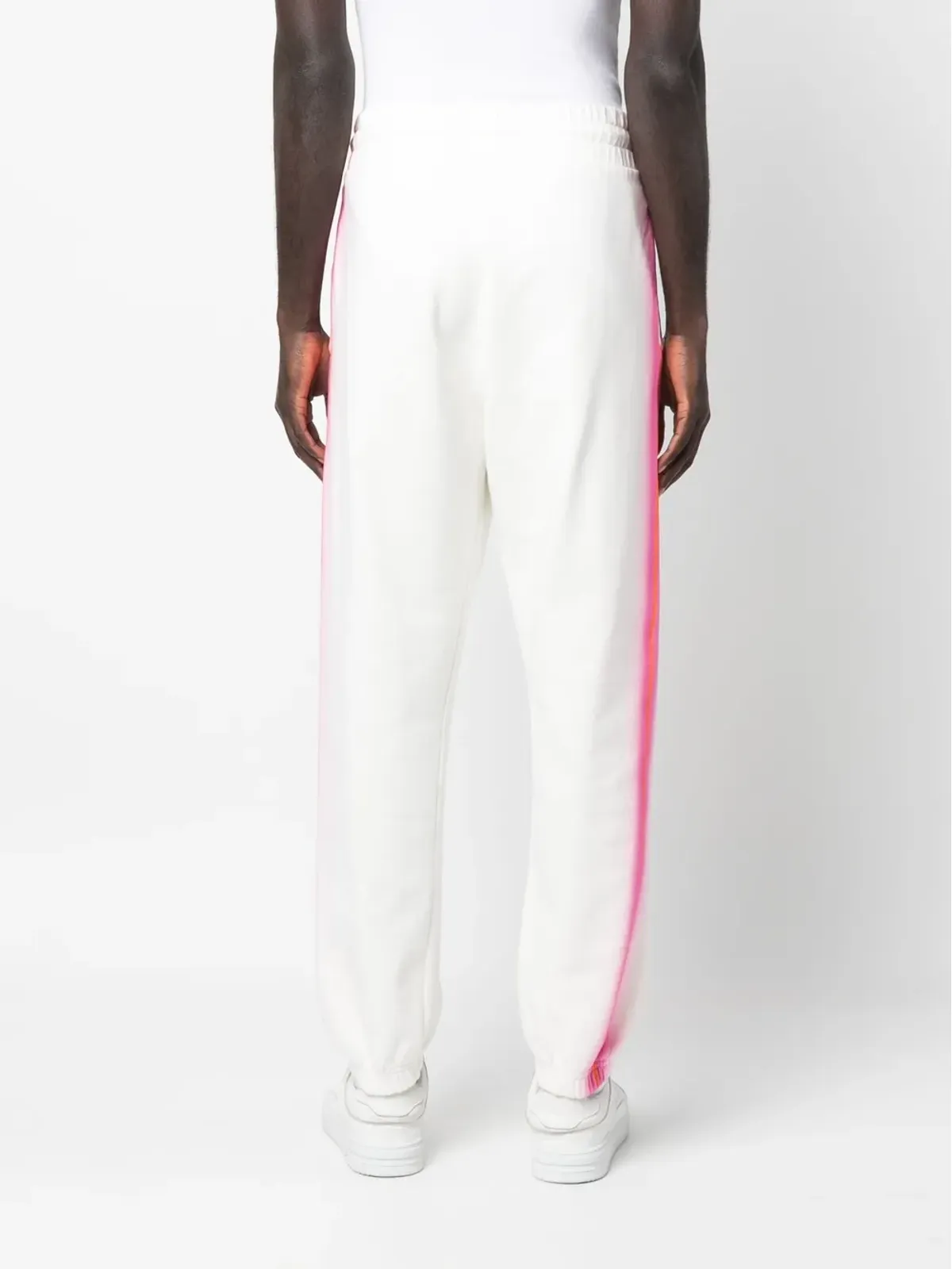 Palm Angels スプレード・パーム コットン トラックパンツ - ホワイト - 画像4