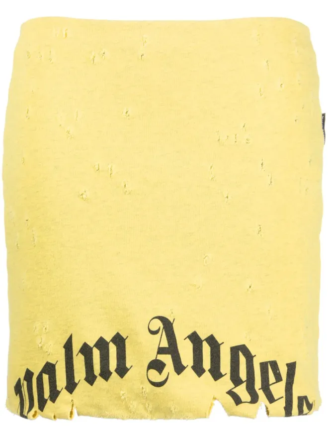 Palm Angels Palm Angels GD Destroyed ミニスカートの商品画像