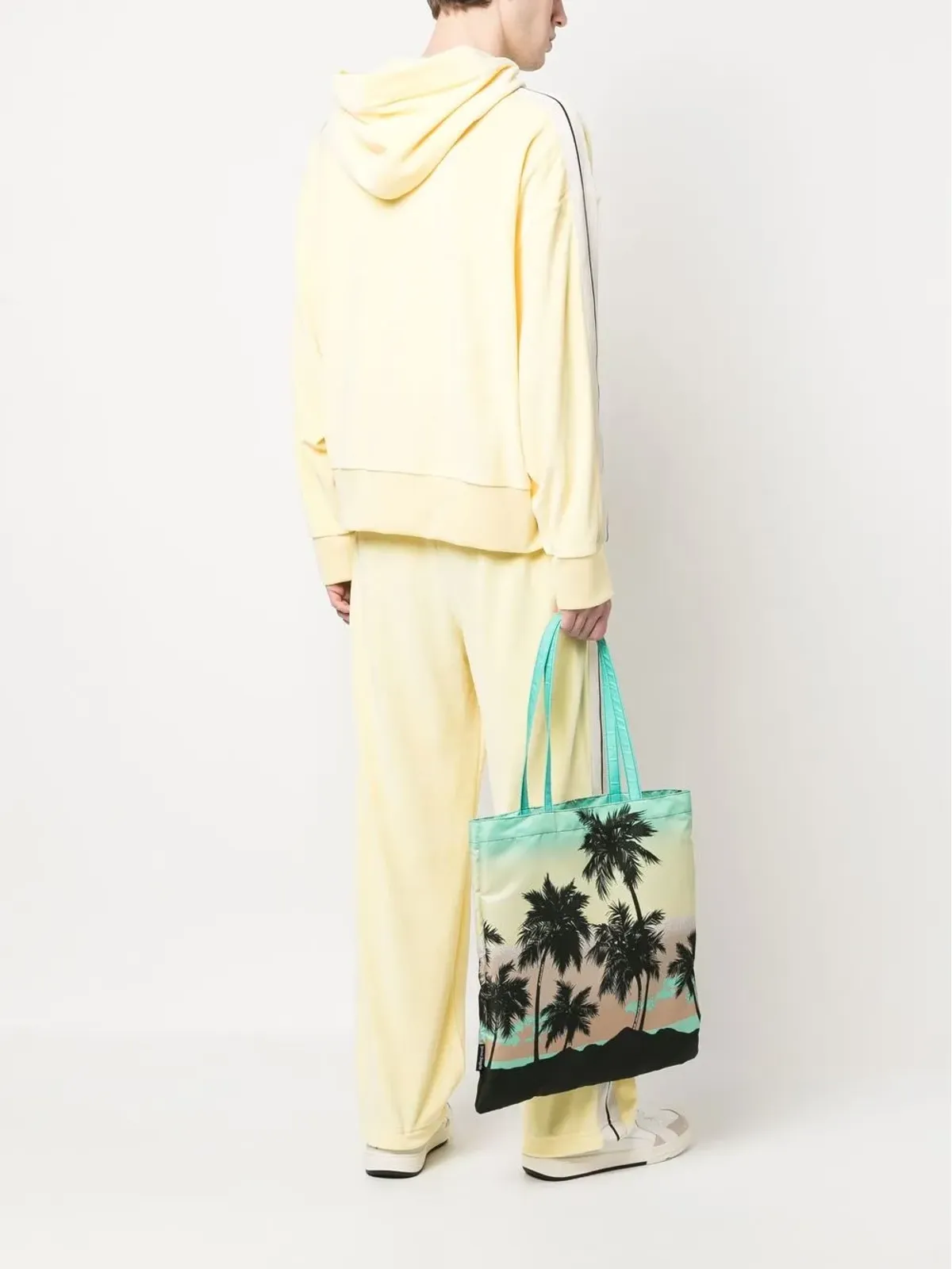 Palm Angels パームツリー柄トートバッグ - ブルー - 画像2