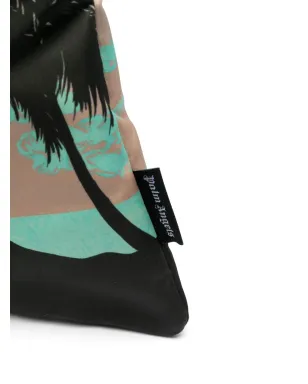 Palm Angels パームツリー柄トートバッグ - ブルー - サムネイル4