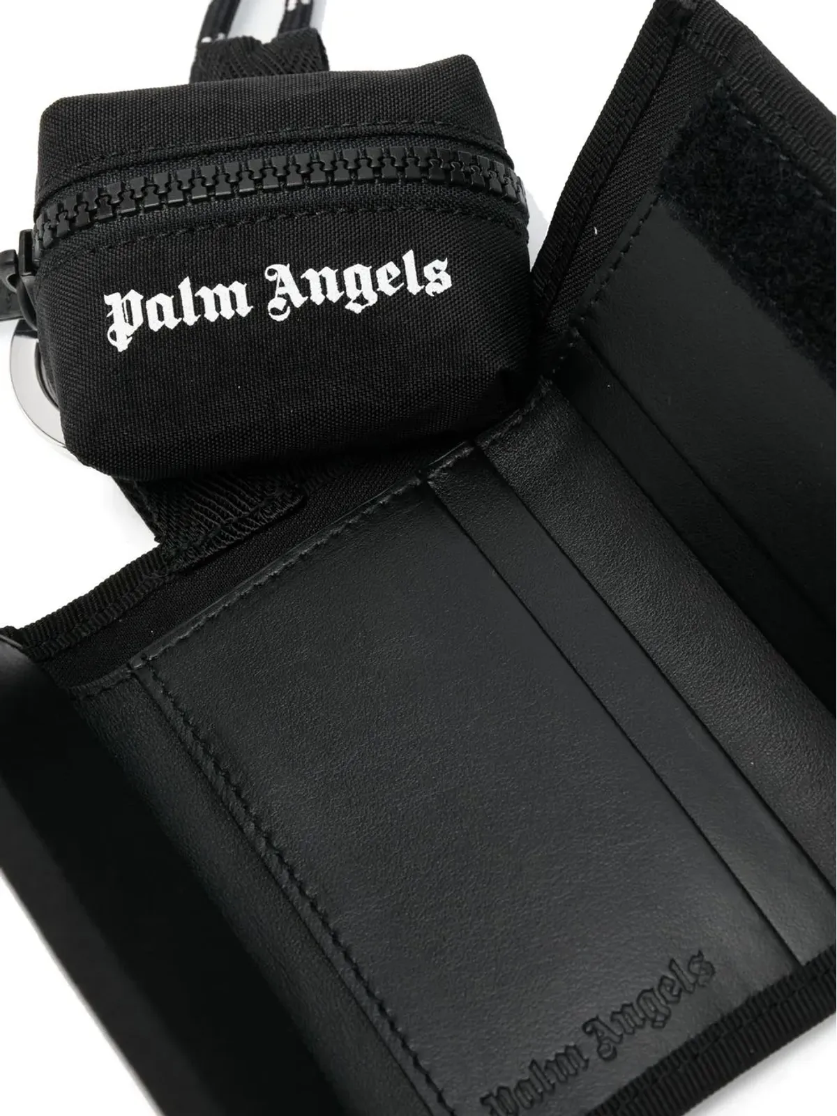 Palm Angels マルチファンクションズ ロゴプリント ポーチ - 画像2