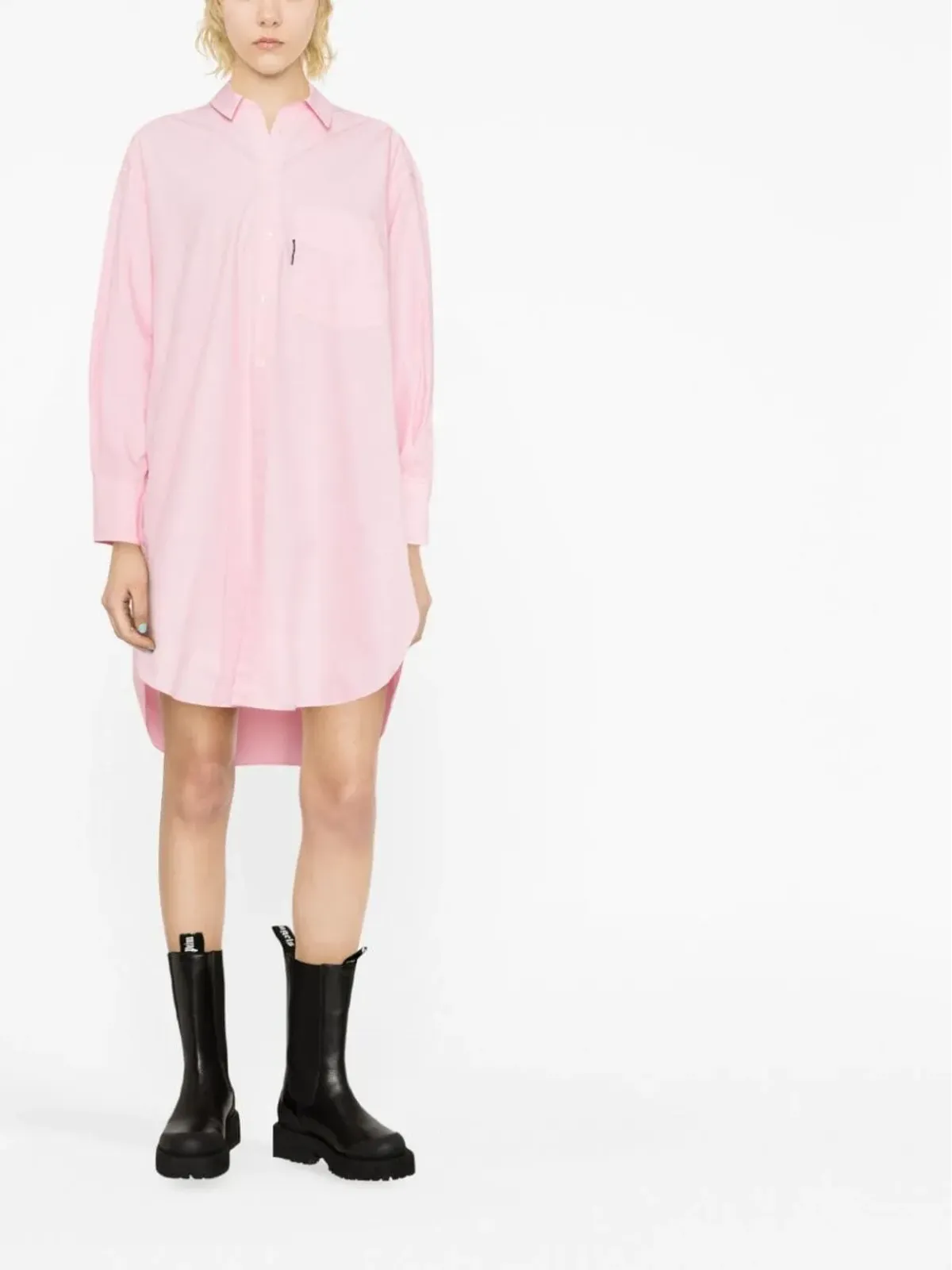 Palm Angels 長袖シャツドレス - 画像4