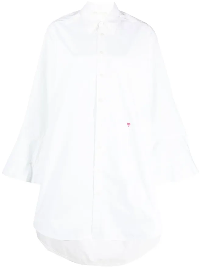 Palm Angels Palm Angels フレアスリーブ シャツドレスの商品画像