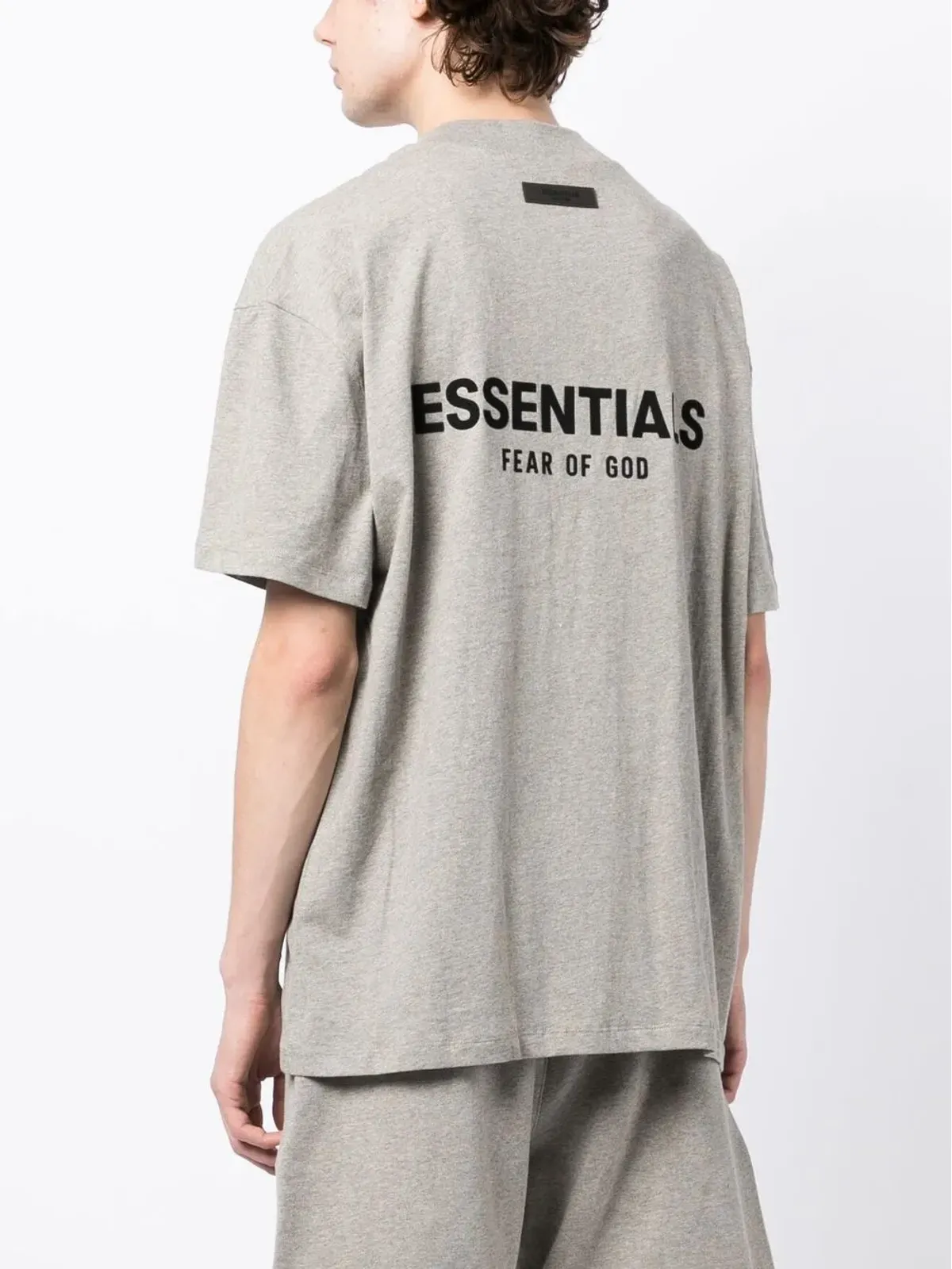 FEAR OF GOD ESSENTIALS ロゴプリント コットン Tシャツ - 画像4