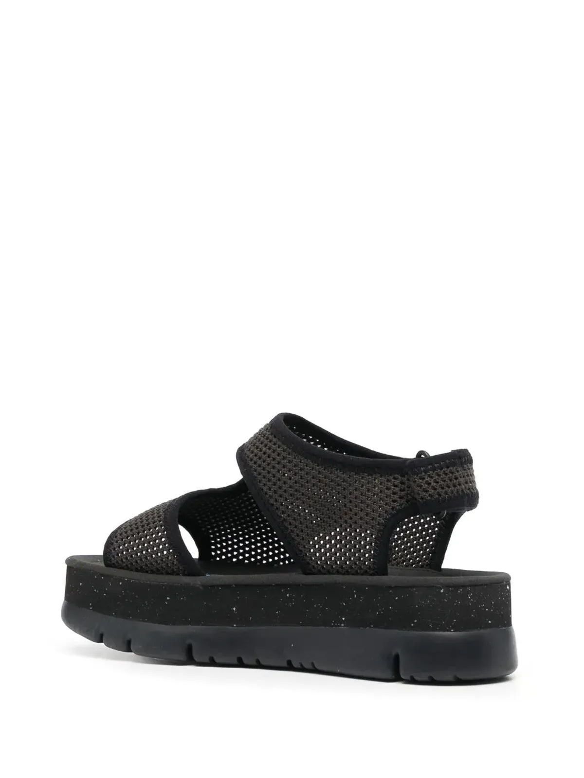 Camper Oruga 50mm mesh touch-strap sandals - Grey - 画像3