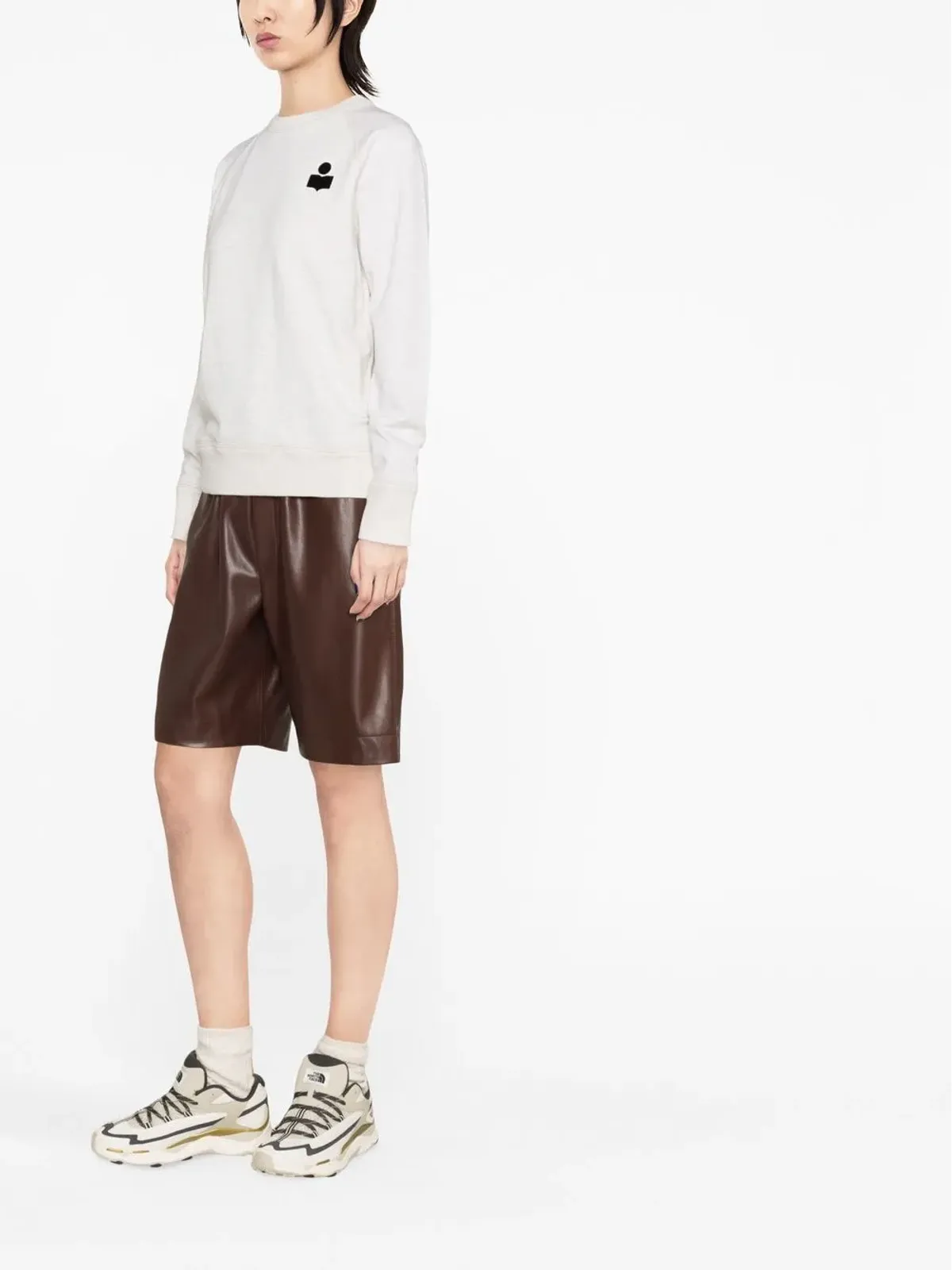 MARANT ÉTOILE Milla ロゴプリント入りスウェットシャツ - 画像4