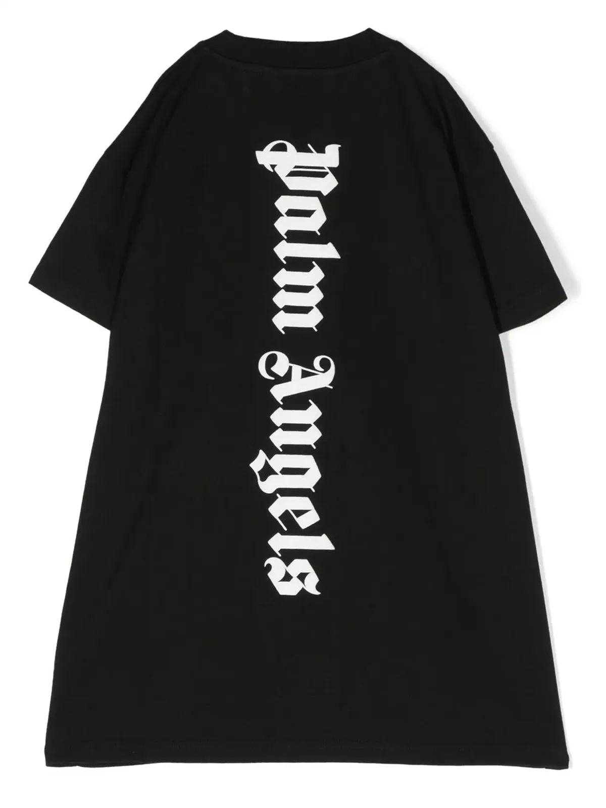 Palm Angels Kids ロゴプリント半袖ワンピース - Black - 画像2