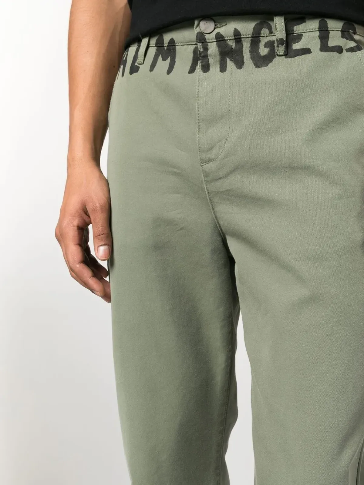 Palm Angels ロゴプリント チノパンツ - 画像5