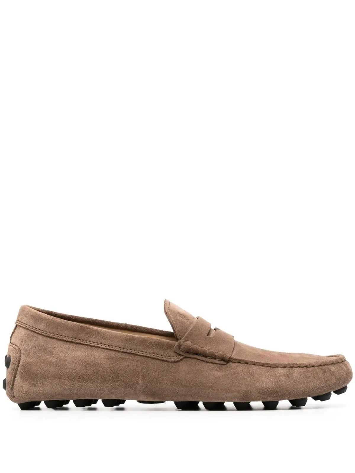 Tod's シティ Gommino スエードシューズ ブラウン - 画像1