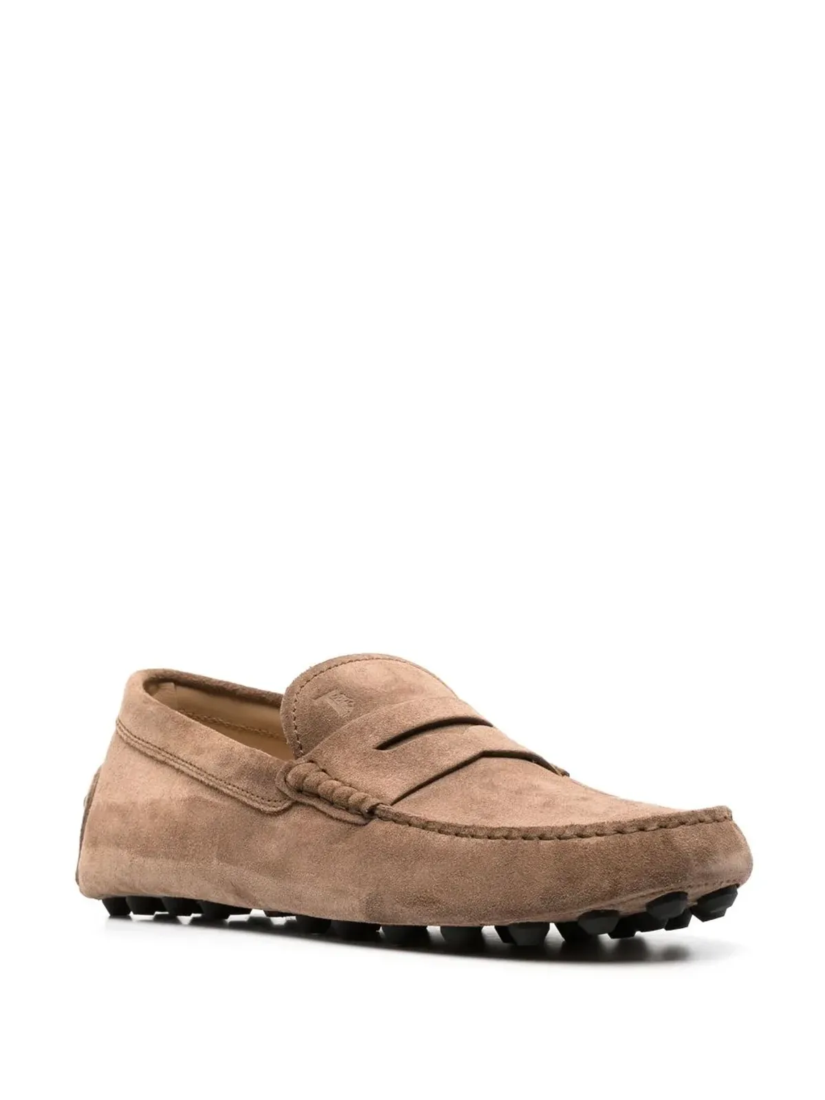 Tod's シティ Gommino スエードシューズ ブラウン - 画像2