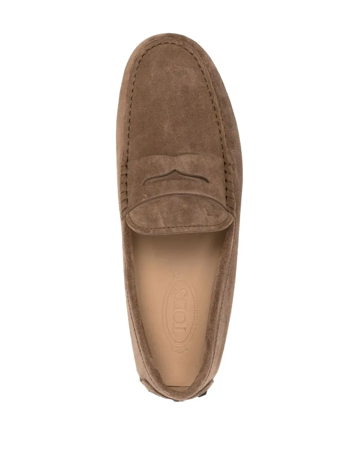 Tod's シティ Gommino スエードシューズ ブラウン - 画像4