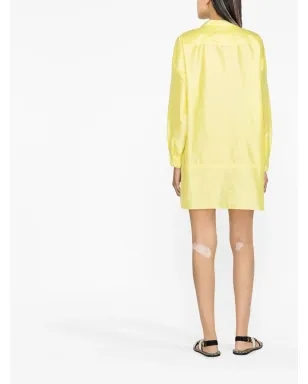 Fabiana Filippi 長袖サテンミニシャツドレス - サムネイル3