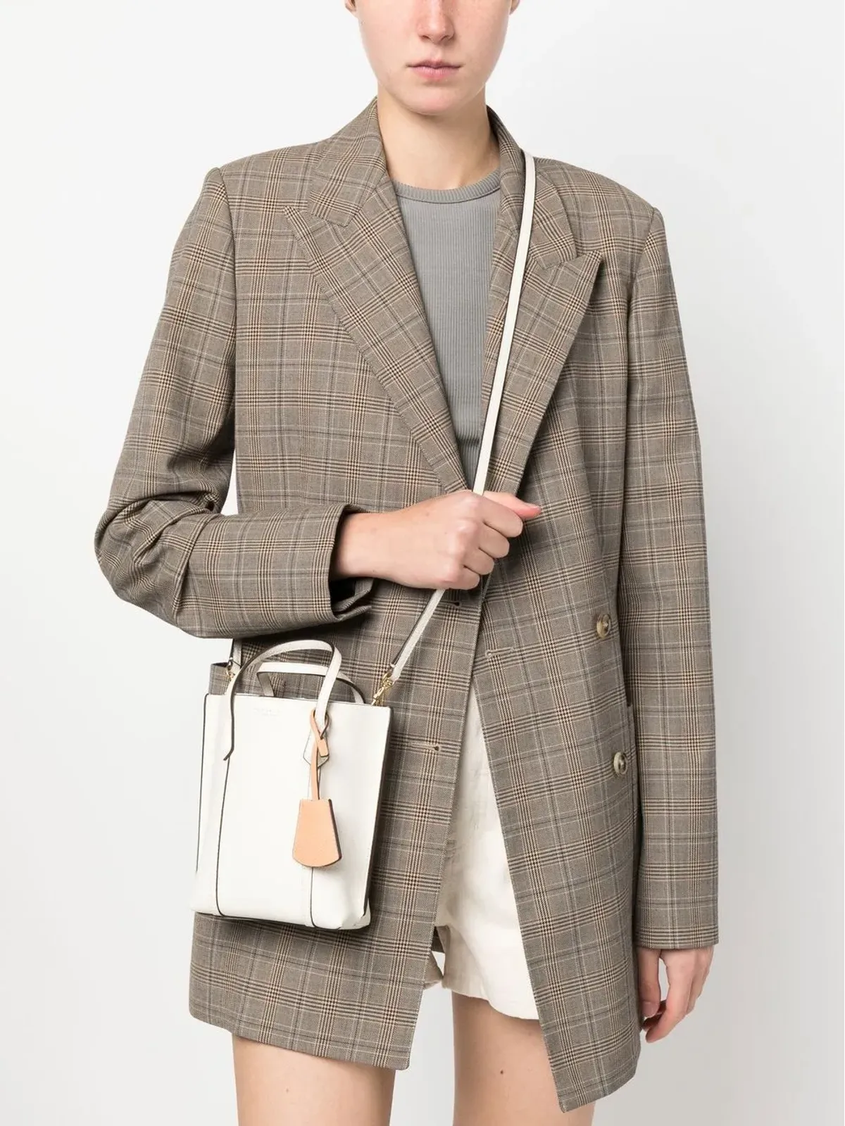 Tory Burch シボ革トートバッグ - 画像2