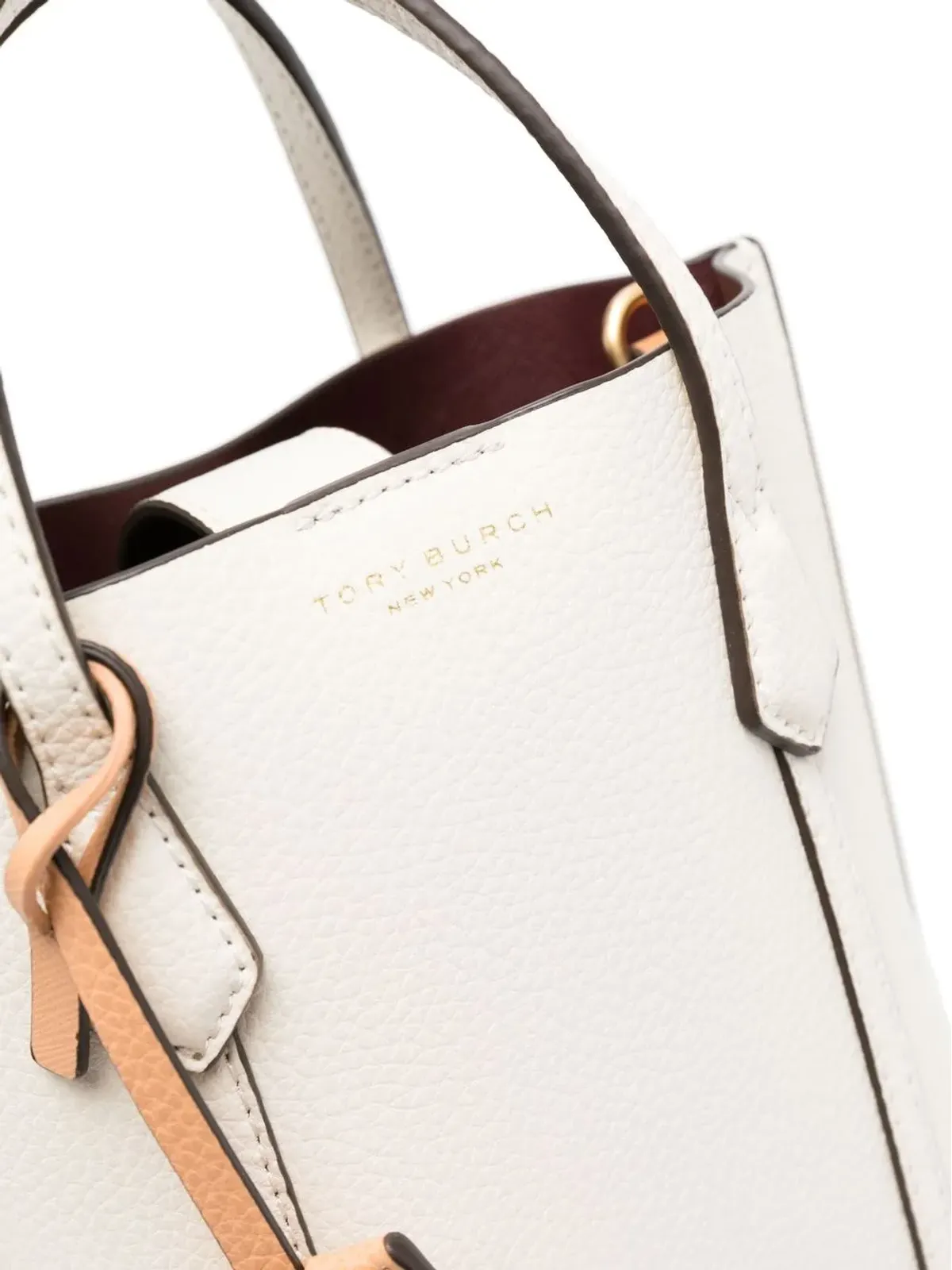 Tory Burch シボ革トートバッグ - 画像4