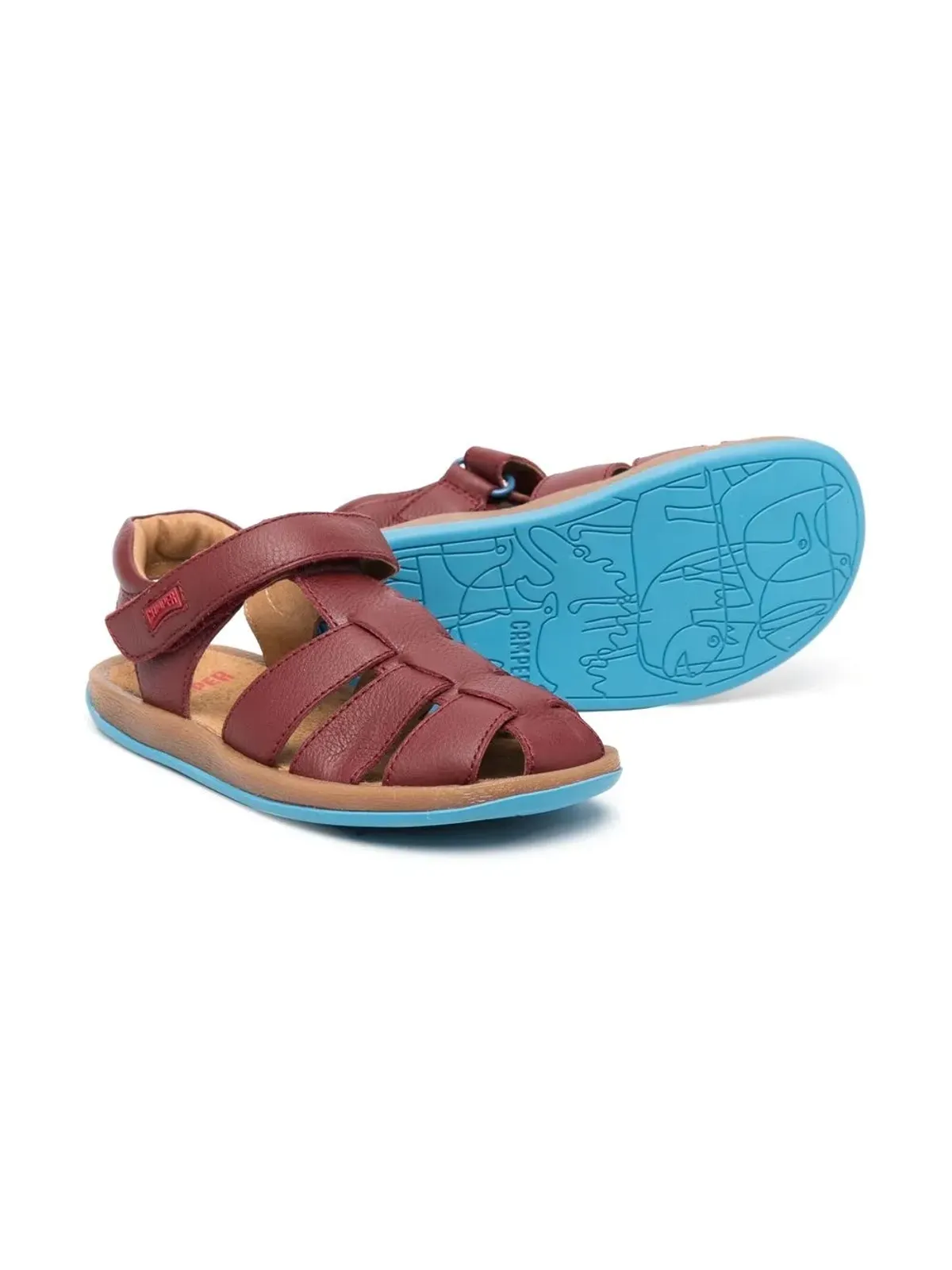 Camper Kids Bicho クローズドトゥサンダル - 画像2