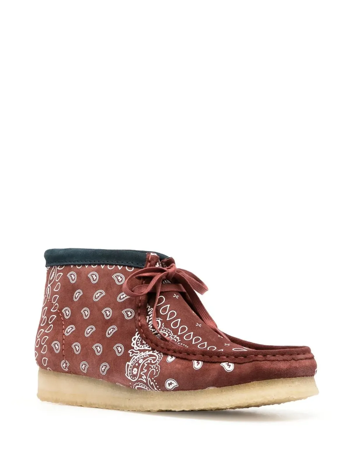 Clarks Originals ペイズリープリント レースアップ ブーツ - ブラウン - 画像2