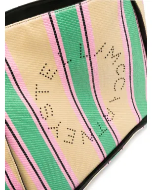 Stella McCartney ロゴストライプ織トートバッグ - サムネイル5