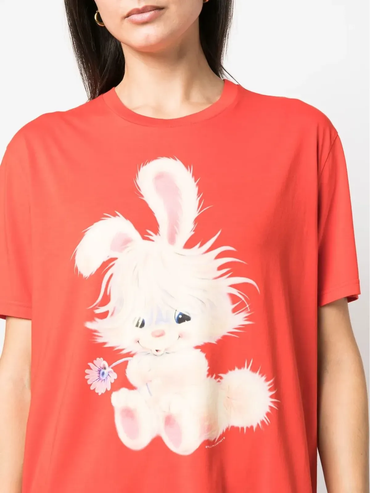 Stella McCartney Lunar New Year ショートスリーブTシャツ レッド - 画像5