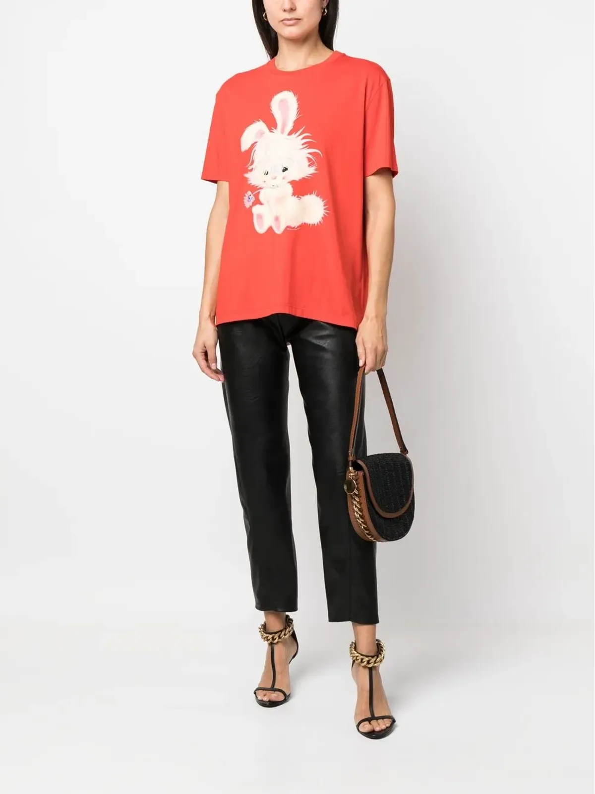 Stella McCartney Lunar New Year ショートスリーブTシャツ レッド - 画像2