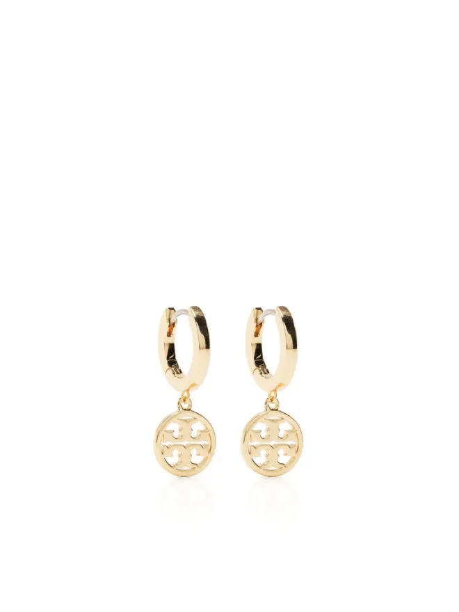 Tory Burch Tory Burch ダブルTドロップピアスの商品画像