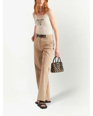 Prada ギャバジン ワイドレッグパンツ - サムネイル2